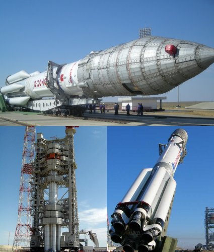 «Роскосмос»: Отремонтированная ракета-носитель «Протон-М» готова к запуску 2 спутников
