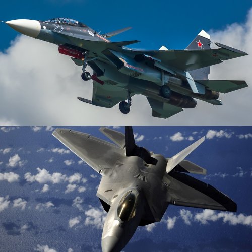 Генерал авиации Попов: Су-30СМ в ближнем бою в разы превосходит американский F-22 Raptor