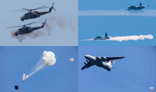 Минобороны РФ опубликовало кадры лётного конкурса «Авиадартс-2020»