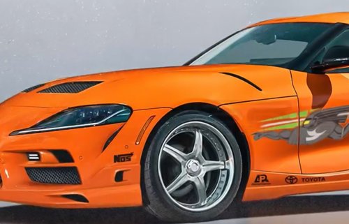 Рендер оранжевой Toyota Supra в стиле «Форсаж» образца 2021 года показали в Сети