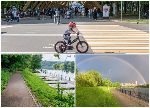 В Московских парках оборудовано 69 км велосипедных дорожек