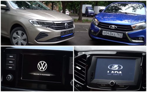 Автоблогер сравнила новый VW Polo с LADA Vesta Luxe и назвала четыре отличия